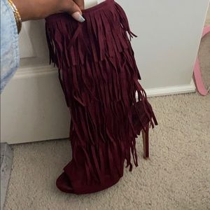 Fringe Heels